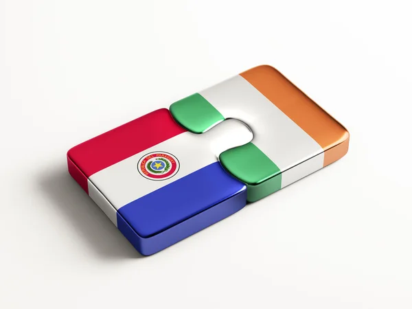 Paraguay Irland pussel koncept — Stockfoto