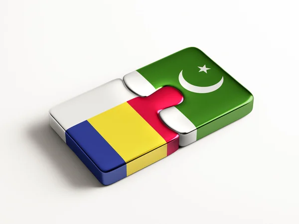 Rumänien Pakistan Puzzle-Konzept — Stockfoto