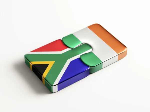 South Africa Ireland  Puzzle Concept — Stock Photo, Image