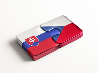 Slovakya Çek Cumhuriyeti bulmaca kavramı