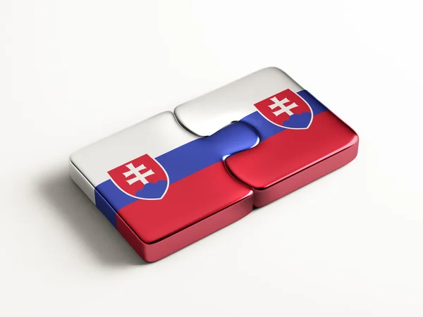 Slovacchia Concetto Puzzle — Foto Stock