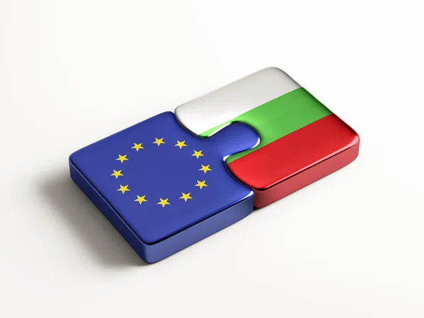 European Union Bulgaria  Puzzle Concept — Stock Photo, Image