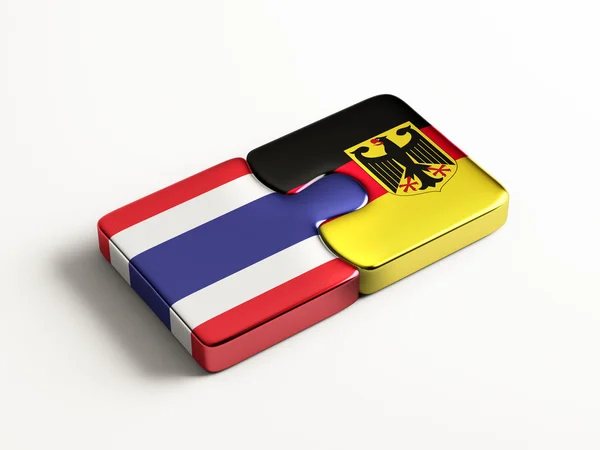 Thailandia Germania Puzzle Concept — Foto Stock