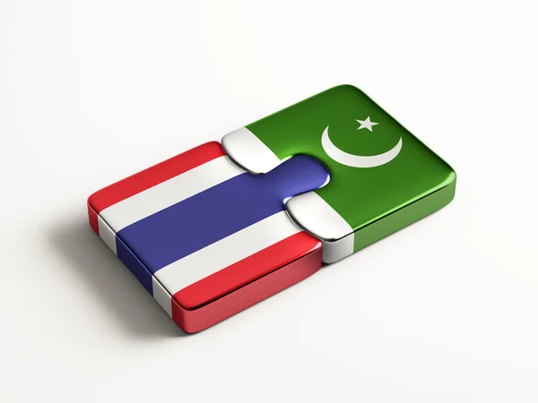 Thailand Pakistan Puzzle-Konzept — Stockfoto