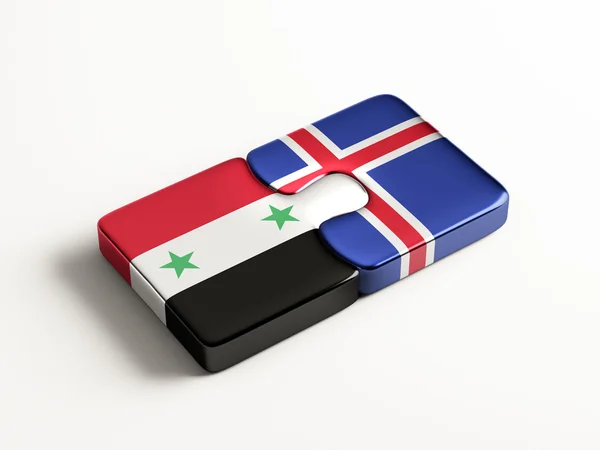 Syrie Islande Puzzle Concept — Photo