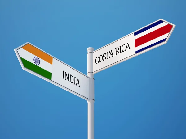 Costa Rica Inde drapeaux concept — Photo