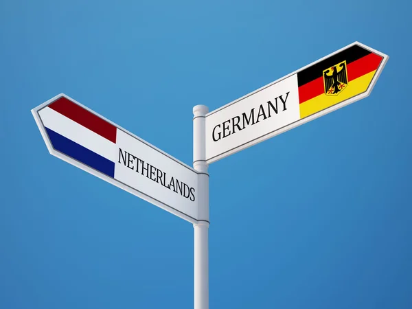 Германия подписала концепцию флагов — стоковое фото