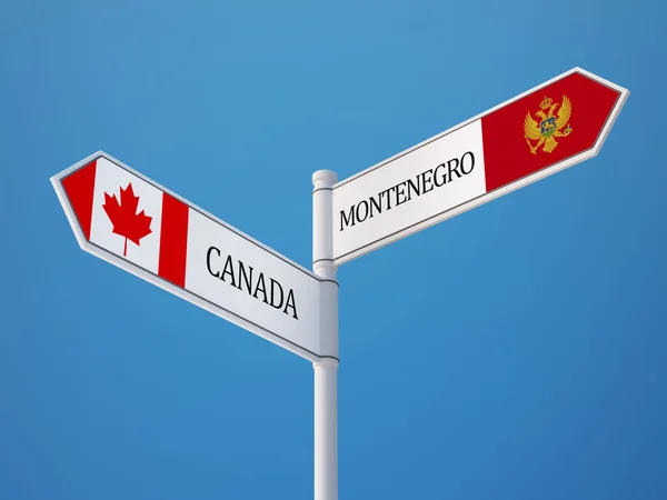 Montenegr Kanada — Zdjęcie stockowe