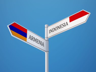 Endonezya Ermenistan işaret bayrakları kavramı