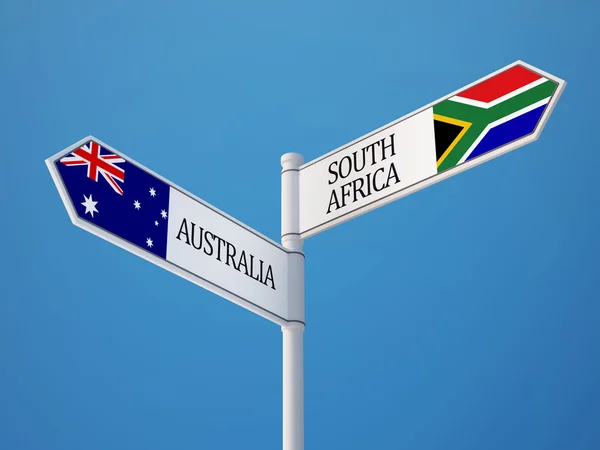RPA Australia znak flagi koncepcja — Zdjęcie stockowe