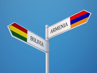 Bolivya Ermenistan işaret bayrakları kavramı