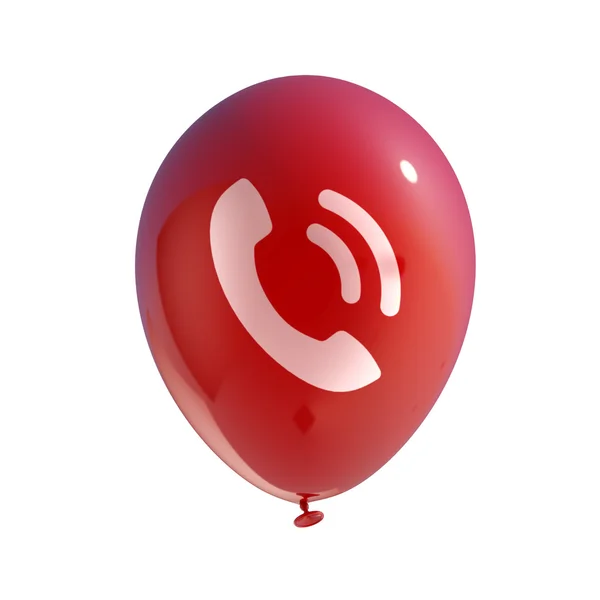 Ballon Contact pictogram — Stockfoto