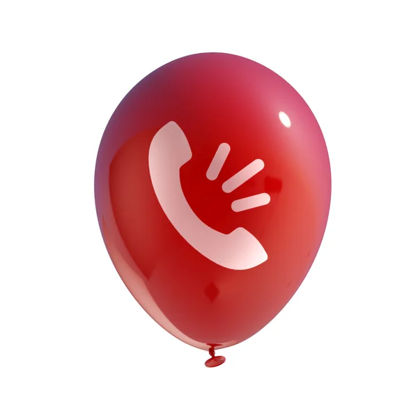 Ballon Contact pictogram — Stockfoto