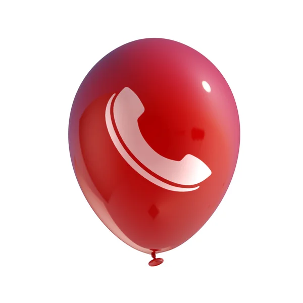 Ballon Contact pictogram — Stockfoto