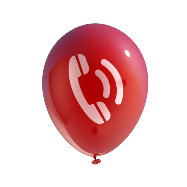 Ballon Contact pictogram — Stockfoto