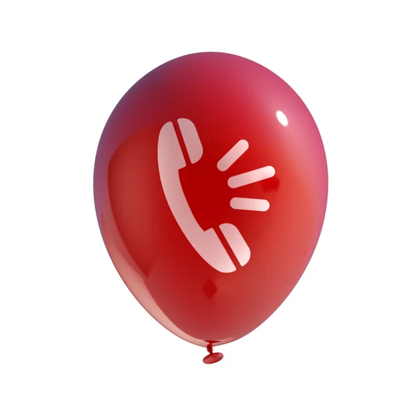 Ballon Contact pictogram — Stockfoto