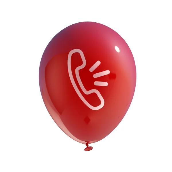 Ballon Contact pictogram — Stockfoto
