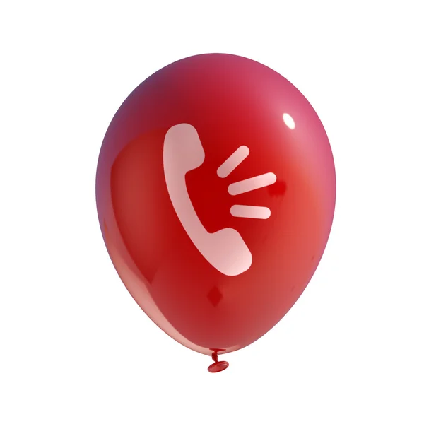 Ballonkontakt-Symbol — Stockfoto