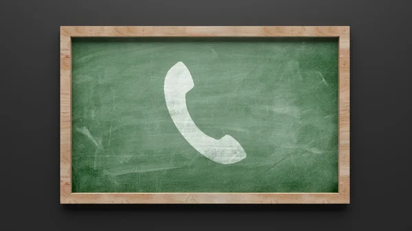 Blackboard Contact Icon — Stock Photo, Image