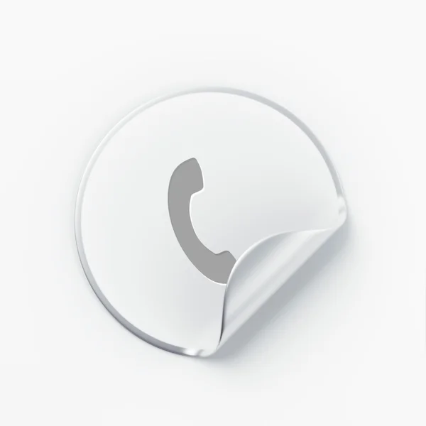 Label Contact Icon — Stock Photo, Image