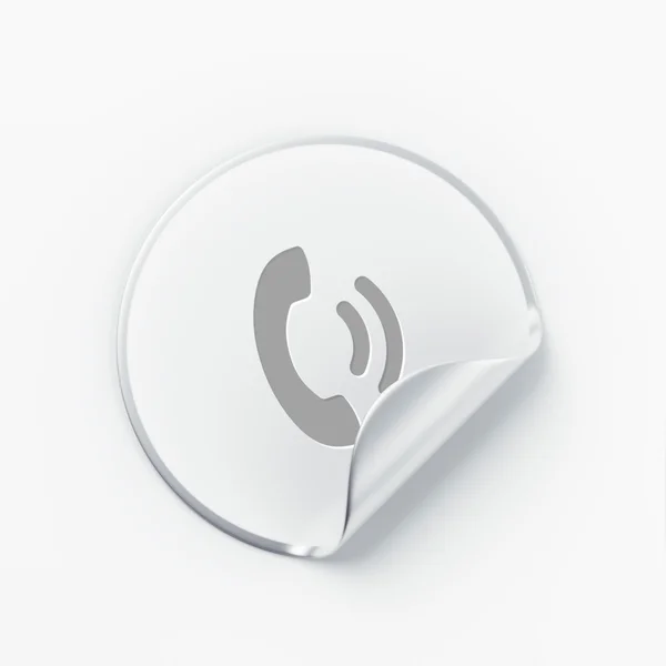 Label Contact Icon — Stock Photo, Image