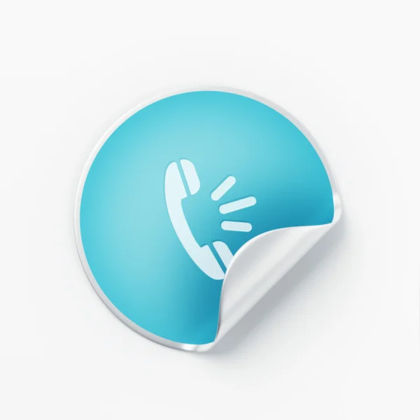 Label Contact Icon — Stock Photo, Image