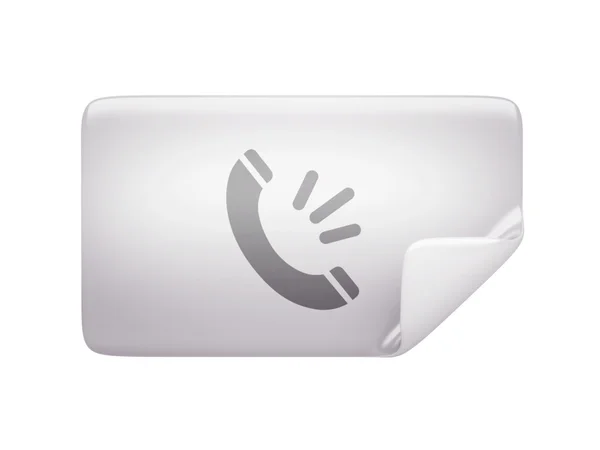 Flip Contact Icon — Stock Photo, Image