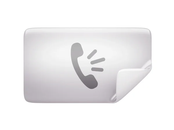 Flip Contact Icon — Stock Photo, Image