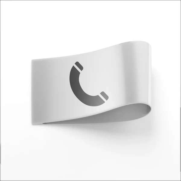 Label Contact Icon — Stock Photo, Image