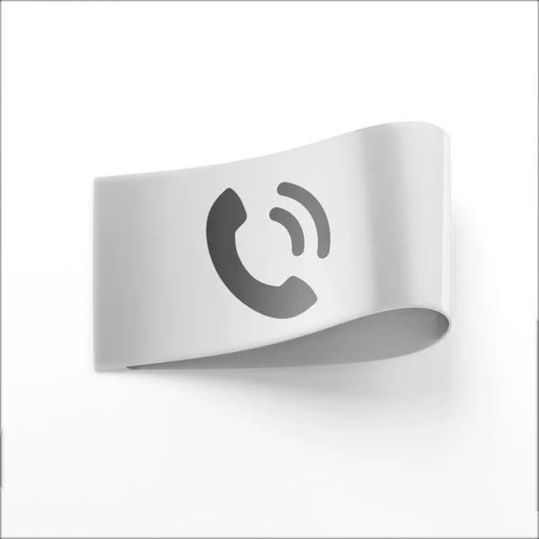 Label Contact Icon — Stock Photo, Image