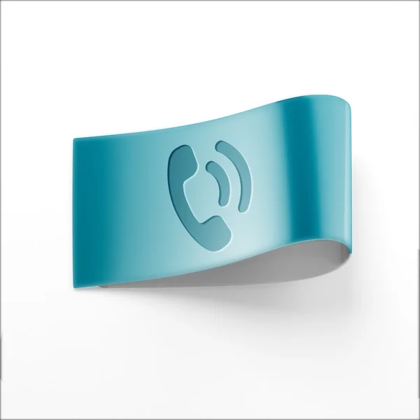 Label Contact Icon — Stock Photo, Image