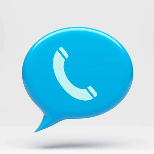 Chat Bubble Contact pictogram — Stockfoto