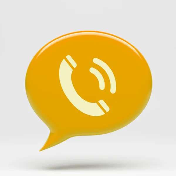 Chat Bubble Contact pictogram — Stockfoto