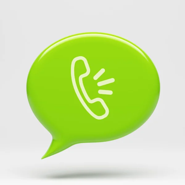Chat-Blase Kontaktsymbol — Stockfoto