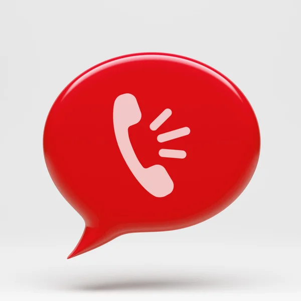 Chat Bubble Contact pictogram — Stockfoto