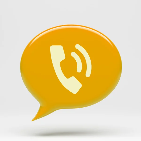 Chat Bubble Contact pictogram — Stockfoto