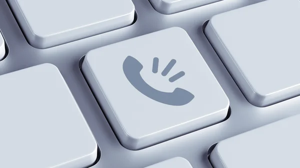 Keyboard Contact Icon — Stock Photo, Image