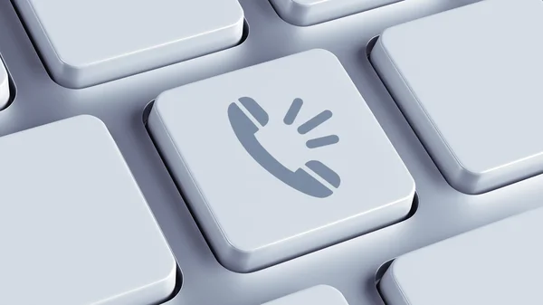 Keyboard Contact Icon — Stock Photo, Image
