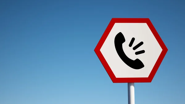 Sign Contact Icon — Stock Photo, Image