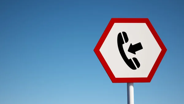 Sign Contact Icon — Stock Photo, Image