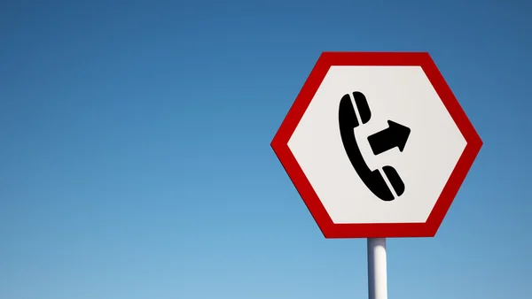 Sign Contact Icon — Stock Photo, Image