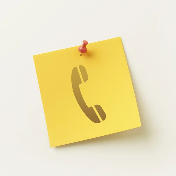 Sticky Note Concept Icon — Stock Photo, Image