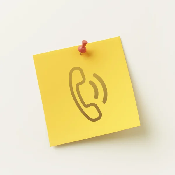 Sticky Note Concept Icône — Photo