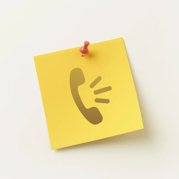 Sticky Note Concept Icon — Stock Photo, Image