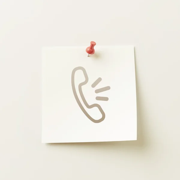 Sticky Note Concept Icône — Photo