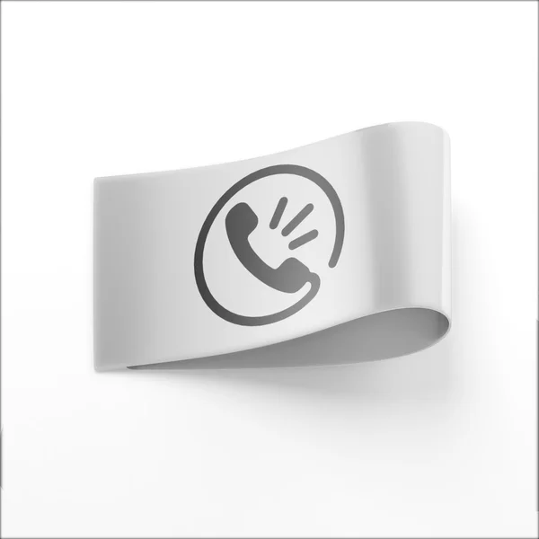 Label Contact Icon — Stock Photo, Image