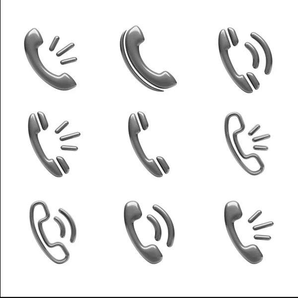 Contact Icons — Stock Photo, Image