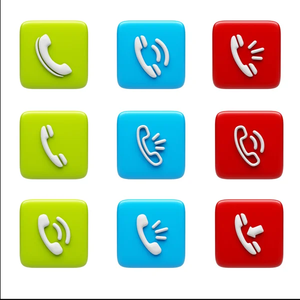 Contact Icons — Stock Photo, Image