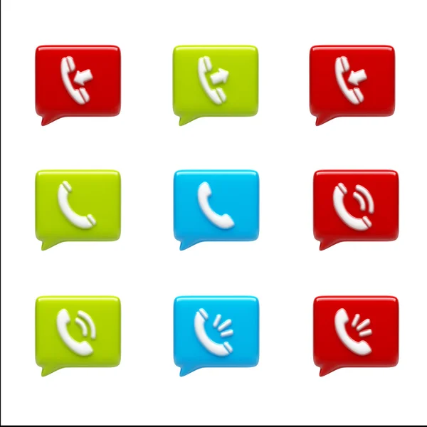 Contact Icons — Stock Photo, Image