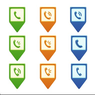 Beyaz izole kişi simgeler